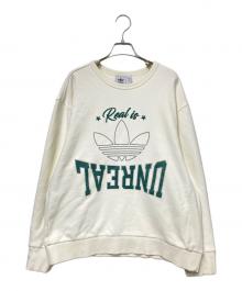 adidas（アディダス）の古着「刺繍スウェット」｜ホワイト
