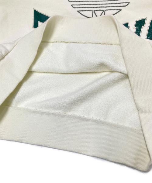 adidas（アディダス）adidas (アディダス) 刺繍スウェット ホワイト サイズ:XLの古着・服飾アイテム