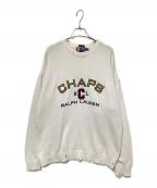 CHAPS RALPH LAURENチャップス ラルフローレン）の古着「ダメージニット」｜ホワイト