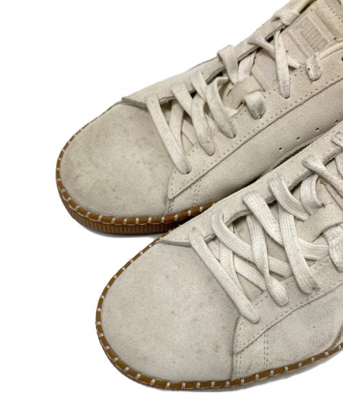 PUMA（プーマ）PUMA (プーマ) Suede Classic Blanket Stitch アイボリー サイズ:27.5cmの古着・服飾アイテム