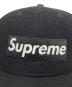 中古・古着 New Era (ニューエラ) SUPREME (シュプリーム) キャップ ブラック サイズ:下記参照：4000円