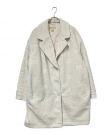 MICHAEL KORS（マイケル・コース）の古着「ロゴ テディ コート」｜ホワイト