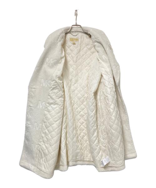 MICHAEL KORS（マイケル・コース）MICHAEL KORS (マイケル・コース) ロゴ テディ コート ホワイト サイズ:Sの古着・服飾アイテム