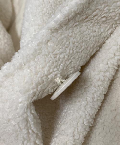 MICHAEL KORS（マイケル・コース）MICHAEL KORS (マイケル・コース) ロゴ テディ コート ホワイト サイズ:Sの古着・服飾アイテム