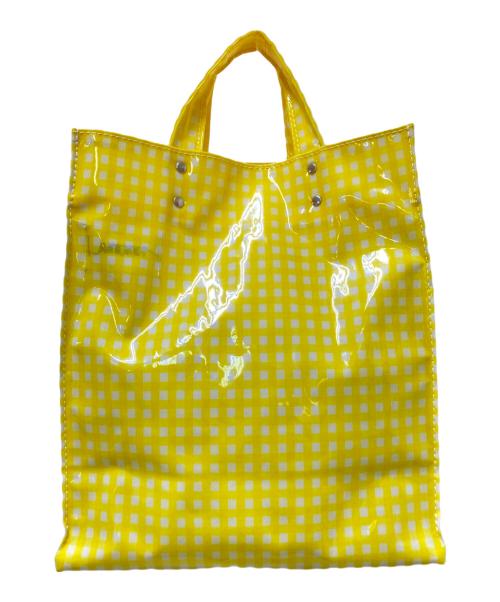 TEMBEA（テンベア）TEMBEA (テンベア) PAPER TOTE SMALL GINGHAM イエロー サイズ:下記参照の古着・服飾アイテム