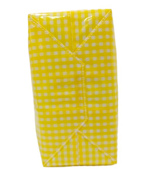 TEMBEA（テンベア）TEMBEA (テンベア) PAPER TOTE SMALL GINGHAM イエロー サイズ:下記参照の古着・服飾アイテム