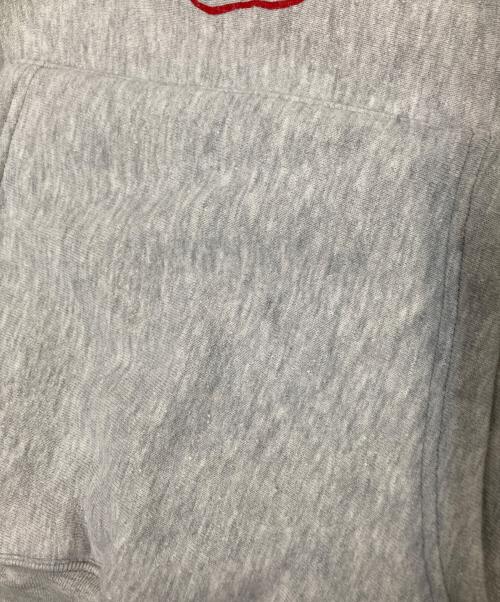 mvp（エムブイピー）mvp (エムブイピー) 90‘Sプルオーバーパーカー グレー×レッド サイズ:Lの古着・服飾アイテム