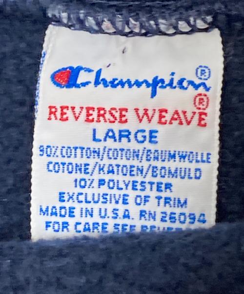 Champion（チャンピオン）Champion (チャンピオン) 90‘Sクルーネックスウェット ネイビー サイズ:Lの古着・服飾アイテム