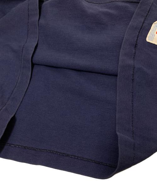 Champion（チャンピオン）Champion (チャンピオン) 70‘SナンバリングフットボールTシャツ ネイビー×イエロー サイズ:Lの古着・服飾アイテム