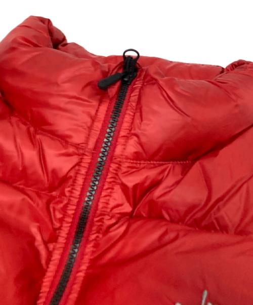 stussy（ステューシー）stussy (ステューシー) MICRO RIPSTOP DOWN JACKET レッド サイズ:Mの古着・服飾アイテム
