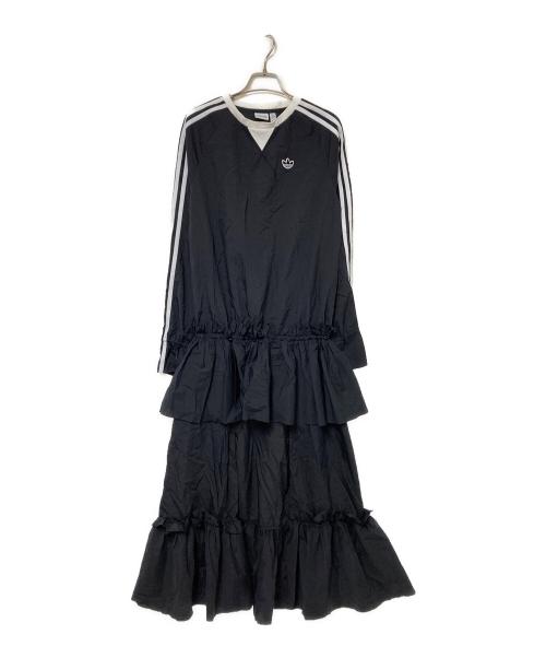 adidas（アディダス）adidas (アディダス) ナイロンワンピース ブラック サイズ:Sの古着・服飾アイテム