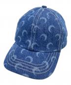 MARINE SERREマリーンセル）の古着「デニムベースボールキャップ」｜インディゴ