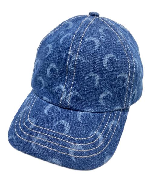 MARINE SERRE（マリーンセル）MARINE SERRE (マリーンセル) デニムベースボールキャップ インディゴ サイズ:下記参照の古着・服飾アイテム