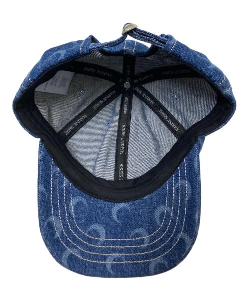 MARINE SERRE（マリーンセル）MARINE SERRE (マリーンセル) デニムベースボールキャップ インディゴ サイズ:下記参照の古着・服飾アイテム