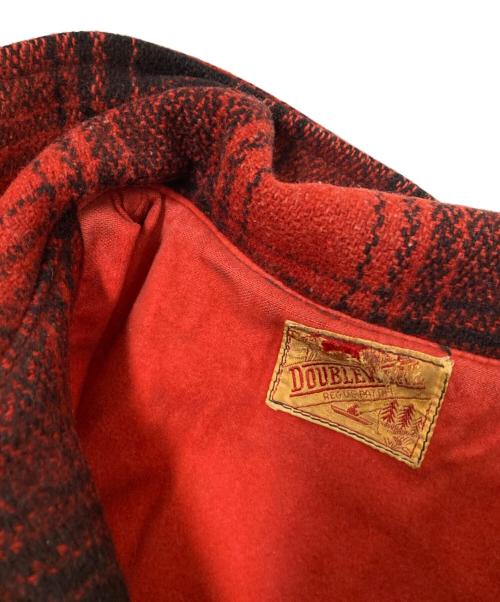 DOUBBLE WARE（ダブルウェア）DOUBBLE WARE (ダブルウェア) 40‘Ｓウールジップジャケット ブラック×レッド サイズ:下記参照の古着・服飾アイテム