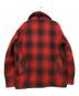 DOUBBLE WARE (ダブルウェア) 40‘Ｓウールジップジャケット ブラック×レッド サイズ:下記参照：17000円