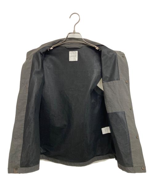 sage de cret（サージュデクレ）sage de cret (サージュデクレ) コットンナイロン・天日干しワッシャーベスト グレー サイズ:Lの古着・服飾アイテム