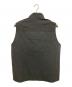 sage de cret (サージュデクレ) コットンナイロン・天日干しワッシャーベスト グレー サイズ:L：10000円