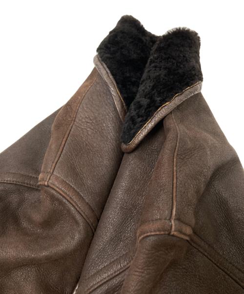 PABLO VALENTINO（パブロ・ヴァレンティノ）PABLO VALENTINO (パブロ・ヴァレンティノ) レザージャケット ブラウン サイズ:XLの古着・服飾アイテム