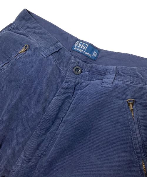 POLO RALPH LAUREN（ポロ・ラルフローレン）POLO RALPH LAUREN (ポロ・ラルフローレン) 90‘Sコーデュロイギミックカーゴパンツ ネイビー サイズ:W33×L32の古着・服飾アイテム