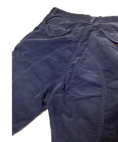 POLO RALPH LAUREN（ポロ・ラルフローレン）POLO RALPH LAUREN (ポロ・ラルフローレン) 90‘Sコーデュロイギミックカーゴパンツ ネイビー サイズ:W33×L32の古着・服飾アイテム