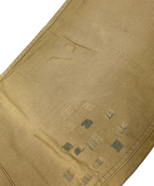 POLO RALPH LAUREN（ポロ・ラルフローレン）POLO RALPH LAUREN (ポロ・ラルフローレン) リペア加工チノパンツ ベージュ サイズ:下記参照の古着・服飾アイテム