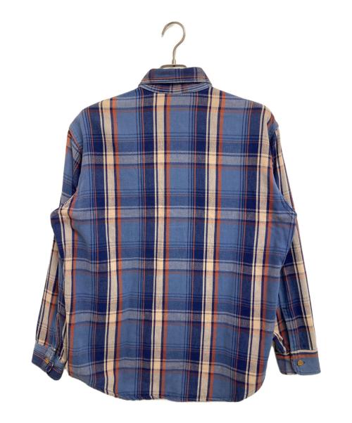 big mac（ビッグマック）BIG MAC (ビッグマック) ネルシャツ ブルー サイズ:Lの古着・服飾アイテム