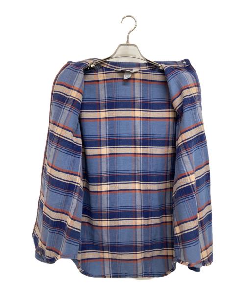 big mac（ビッグマック）BIG MAC (ビッグマック) ネルシャツ ブルー サイズ:Lの古着・服飾アイテム