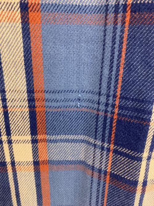 big mac（ビッグマック）BIG MAC (ビッグマック) ネルシャツ ブルー サイズ:Lの古着・服飾アイテム