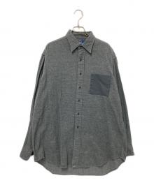 POLO RALPH LAUREN（ポロ・ラルフローレン）の古着「ポケット切替シャツ」｜グレー