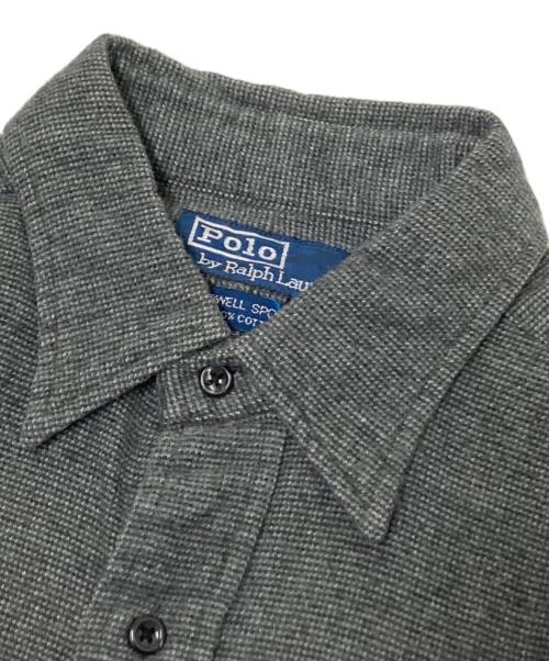 POLO RALPH LAUREN（ポロ・ラルフローレン）POLO RALPH LAUREN (ポロ・ラルフローレン) ポケット切替シャツ グレー サイズ:Mの古着・服飾アイテム