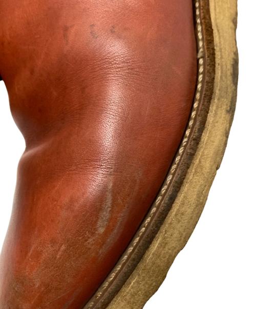 RED WING（レッドウィング）RED WING (レッドウィング) ロメオ サイドゴア ローカット レッド サイズ:9 Eの古着・服飾アイテム