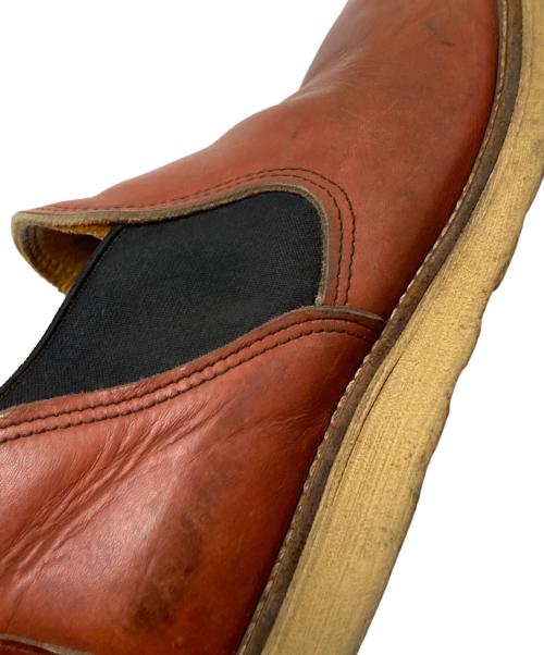 RED WING（レッドウィング）RED WING (レッドウィング) ロメオ サイドゴア ローカット レッド サイズ:9 Eの古着・服飾アイテム