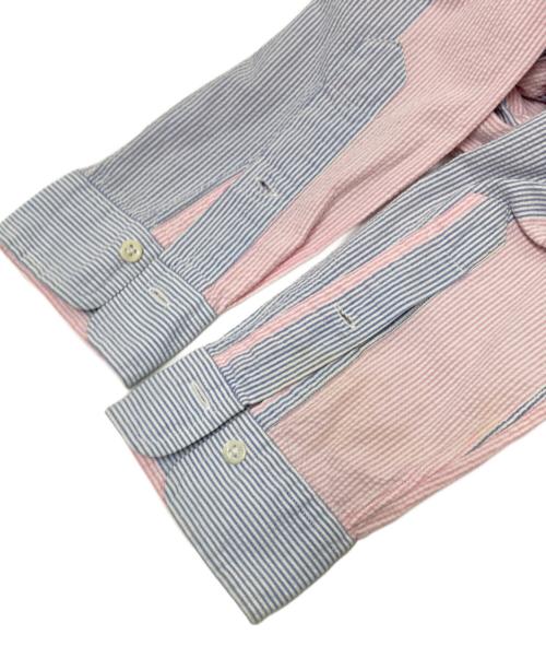 RALPH LAUREN（ラルフローレン）RALPH LAUREN (ラルフローレン) シャツ ブルー×ピンク サイズ:Mの古着・服飾アイテム