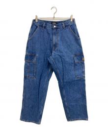 X-LARGE（エクストララージ）の古着「デニムカーゴパンツ」｜インディゴ