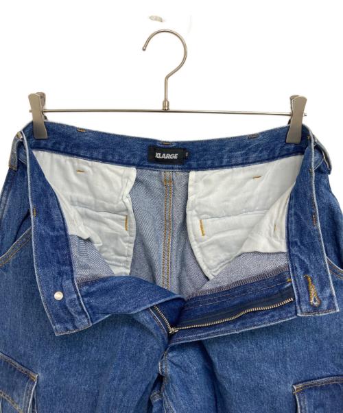 X-LARGE（エクストララージ）X-LARGE (エクストララージ) デニムカーゴパンツ インディゴ サイズ:32の古着・服飾アイテム