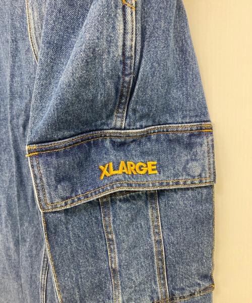 X-LARGE（エクストララージ）X-LARGE (エクストララージ) デニムカーゴパンツ インディゴ サイズ:32の古着・服飾アイテム