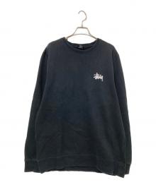 stussy（ステューシー）の古着「プリントスウェット」｜ブラック