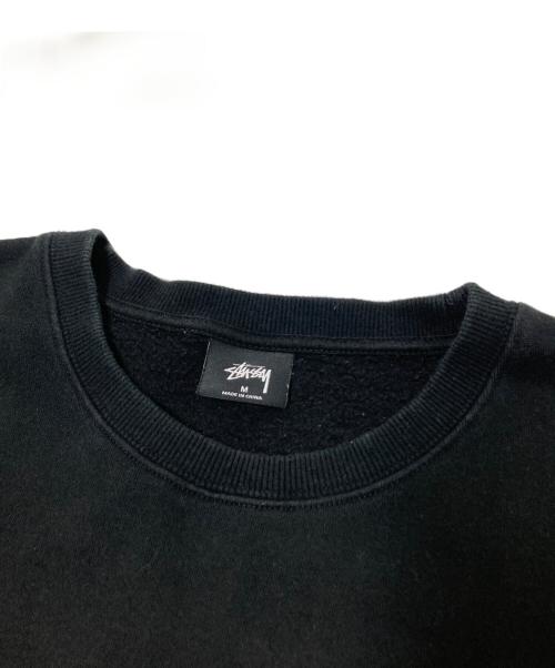 stussy（ステューシー）stussy (ステューシー) プリントスウェット ブラック サイズ:Mの古着・服飾アイテム
