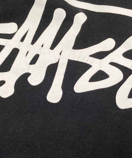 stussy（ステューシー）stussy (ステューシー) プリントスウェット ブラック サイズ:Mの古着・服飾アイテム