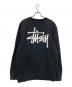 stussy (ステューシー) プリントスウェット ブラック サイズ:M：4000円