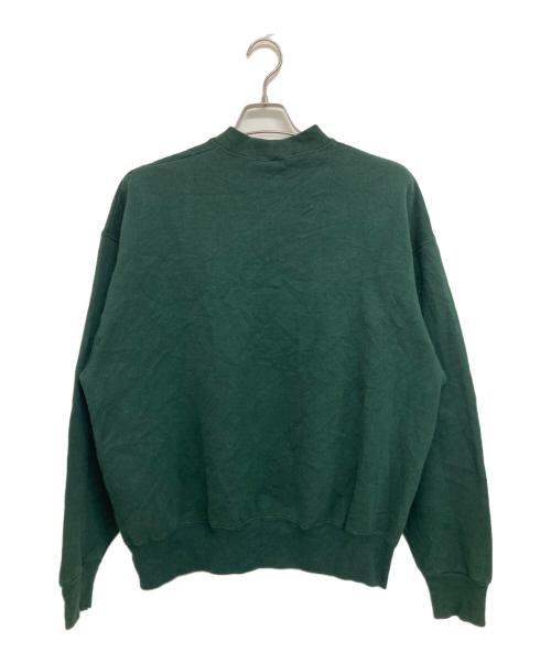 FRUIT OF THE LOOM（フルーツオブザルーム）FRUIT OF THE LOOM (フルーツオブザルーム) メッセージプリントスウェット グリーン サイズ:XLの古着・服飾アイテム