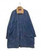 Calvin Kleinカルバンクライン）の古着「裏地チェックコート」｜ネイビー