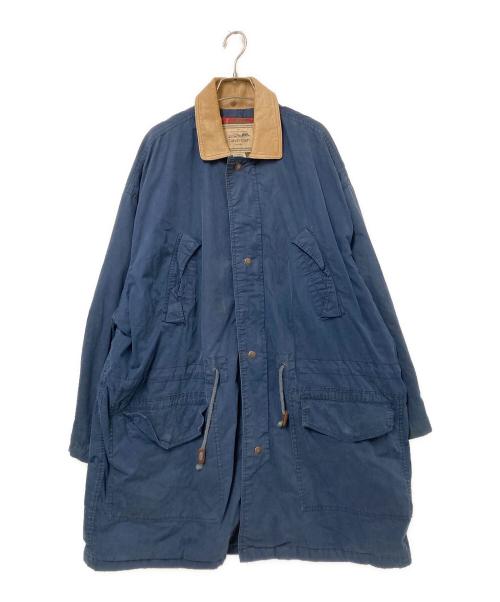 Calvin Klein（カルバンクライン）Calvin Klein (カルバンクライン) 裏地チェックコート ネイビー サイズ:Mの古着・服飾アイテム