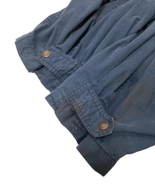 Calvin Klein（カルバンクライン）Calvin Klein (カルバンクライン) 裏地チェックコート ネイビー サイズ:Mの古着・服飾アイテム