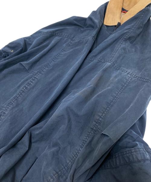 Calvin Klein（カルバンクライン）Calvin Klein (カルバンクライン) 裏地チェックコート ネイビー サイズ:Mの古着・服飾アイテム