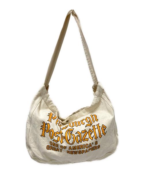 USED（ユーズド）USED (ユーズド) ニュースペーパーバッグ ベージュ サイズ:下記参照の古着・服飾アイテム