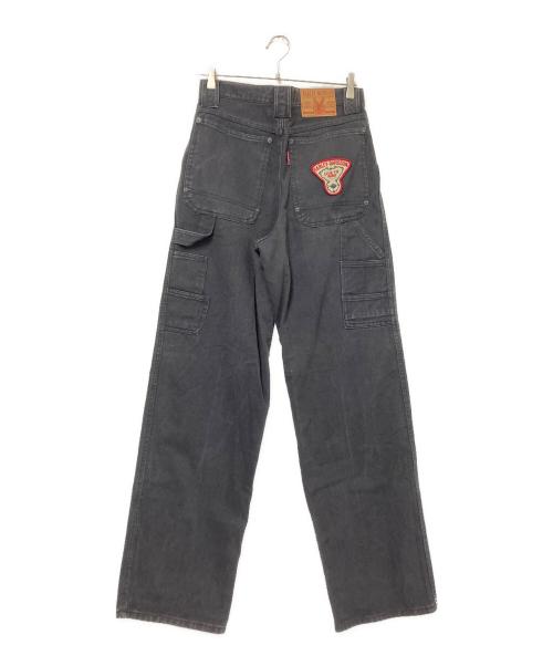 HARLEY-DAVIDSON（ハーレーダビッドソン）HARLEY-DAVIDSON (ハーレーダビッドソン) ブラックデニムペインターパンツ ブラック サイズ:79の古着・服飾アイテム