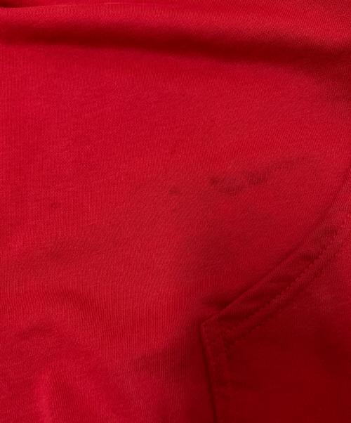 PC TOKYO（ピーシー トーキョー）PC TOKYO (ピーシー トーキョー) ツノ付きジップパーカー レッド サイズ:XLの古着・服飾アイテム