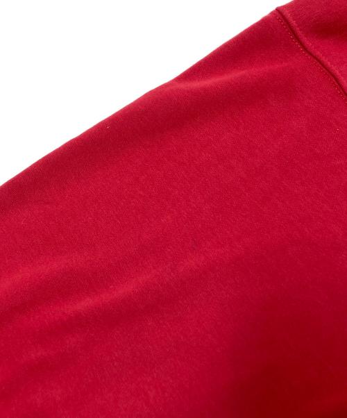 PC TOKYO（ピーシー トーキョー）PC TOKYO (ピーシー トーキョー) ツノ付きジップパーカー レッド サイズ:XLの古着・服飾アイテム